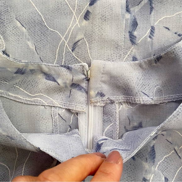 🐚 ELEGANT BLUE COCKTAIL DRESS! - Picture 6 of 9